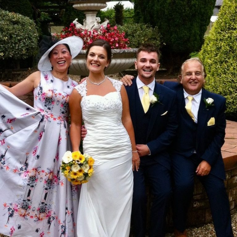 Me and Yufen enjoying some nice riding in the UK